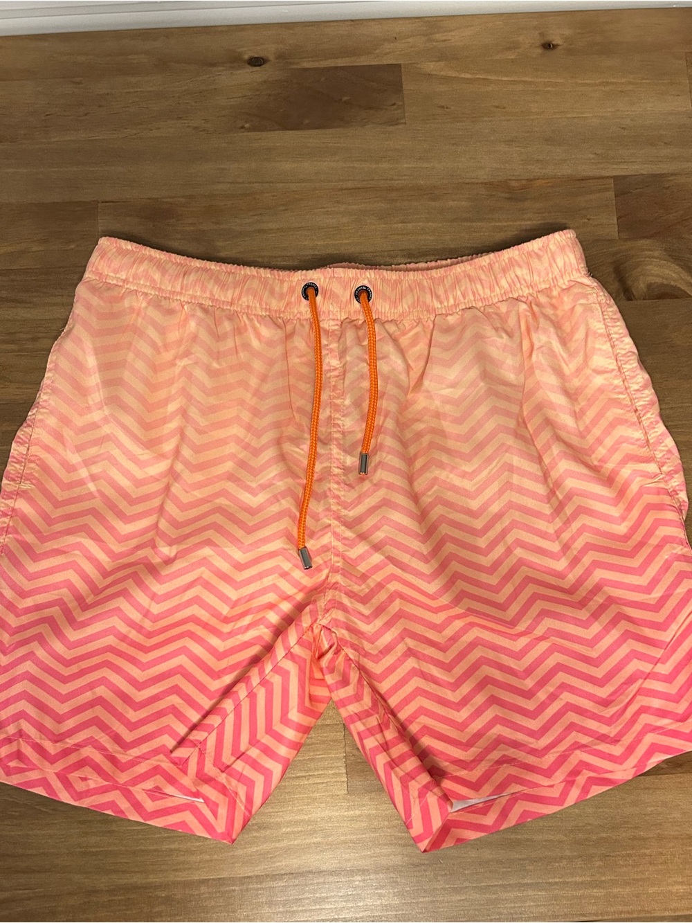 Men's Coral Pink Swim Trunks